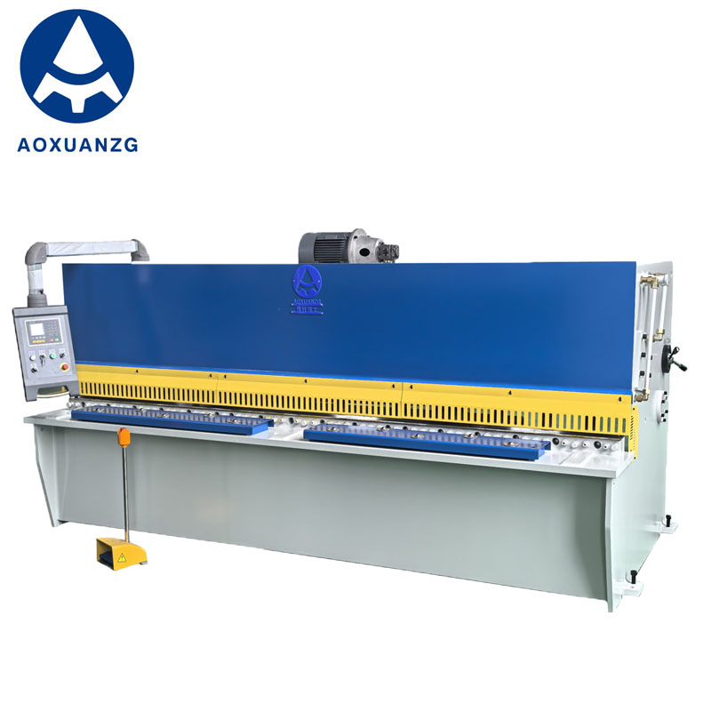 QC12Y 4*3200MM hydraulic plate swing shearing machine E21S system shearing machine