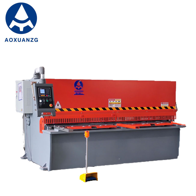 QC12Y 6*2500MM hydraulic plate swing shearing machine E21S system shearing machine