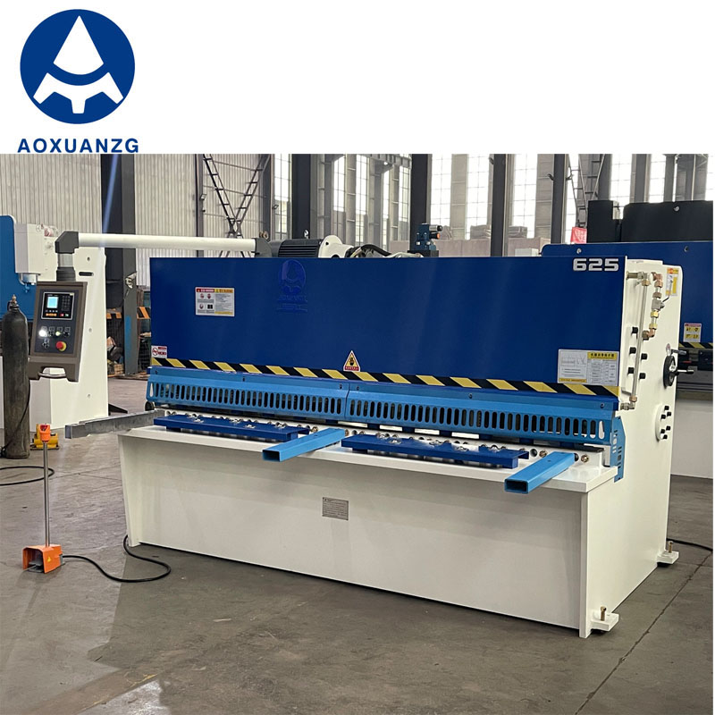 6MMX2500MM CNC swing shears stainless steel cutting machine with E21S system